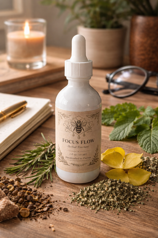 Focus Flow | Herbal Focus & Clarity Tincture
